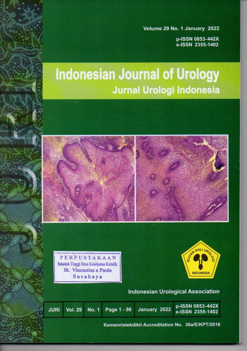 Indonesian Journal of Urology Jurnal Urologi Indonesia : Comparison of Ileal Conduit and TUUC: A 4 Years Study. Vol. 29, No.1, January 2022