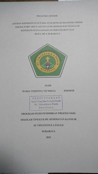 Image of Praktika Senior Asuhan Keperawatan pada Tn.R dengan Diagnosa Medis Edema Paru Akut (Acute Lung Oedem) dan Masalah Keperawatan Gangguan Pertukaran Gas di ICU  RS X Surabaya